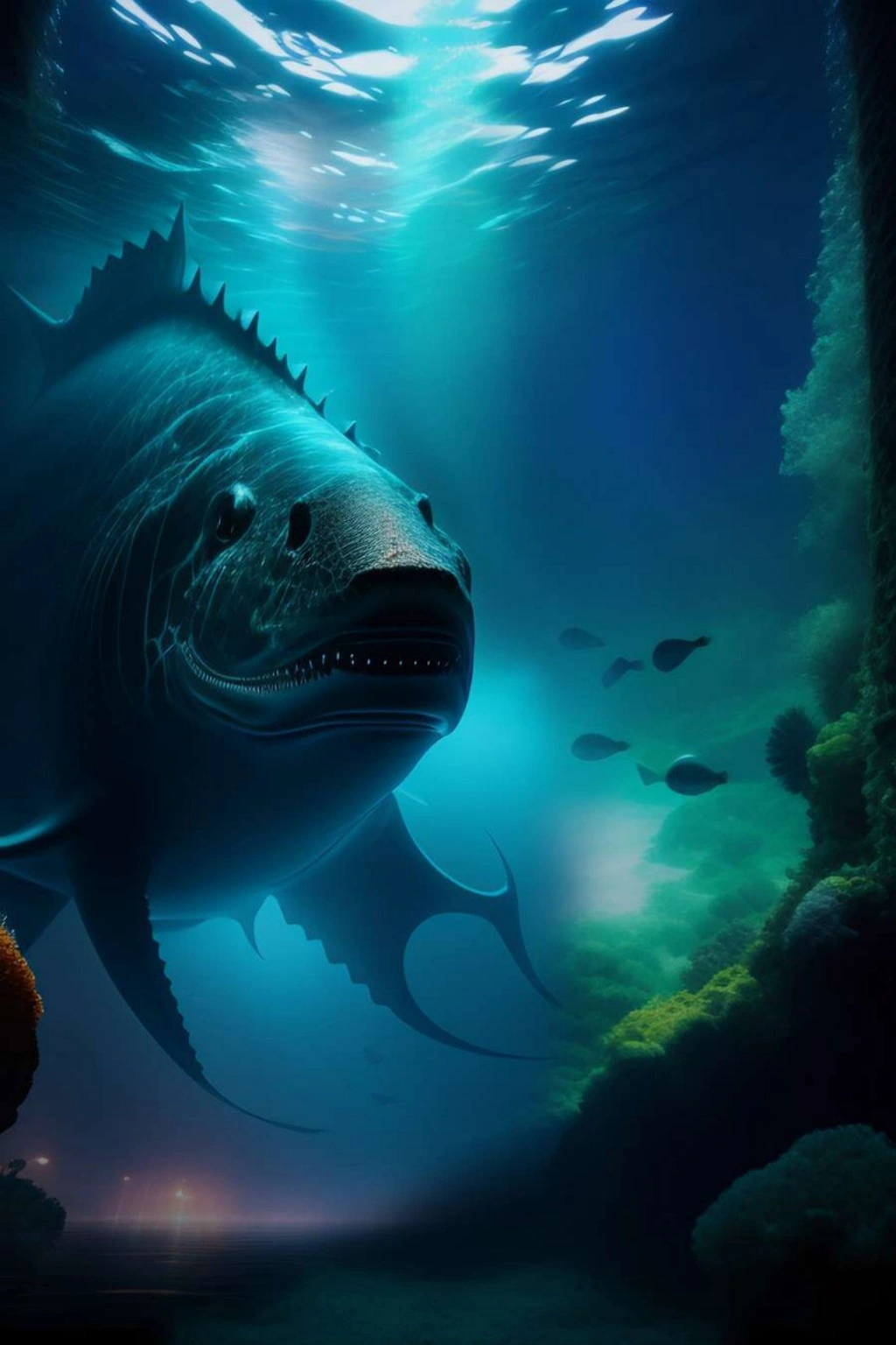 Oceanic wonder inspiring Swim