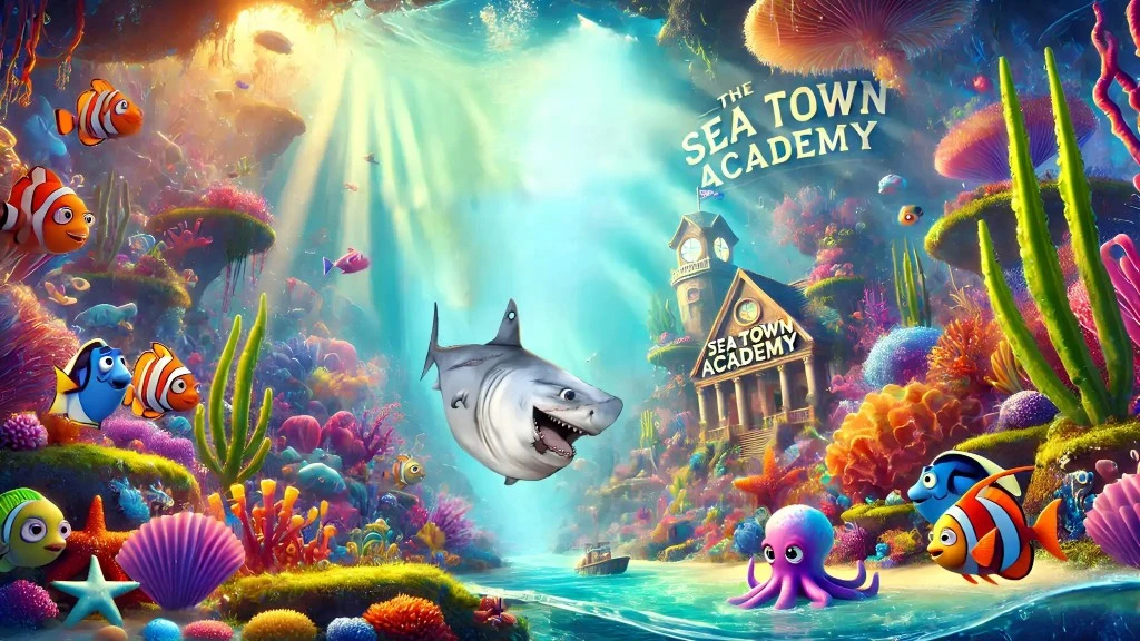 Sea Town Poster